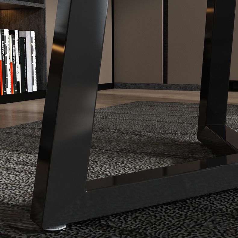 Rectangular Shaped Office Table Stone Writing Desk in Grey/White/Black Clearhalo 'furn' 'furn_office_desk' 'Furniture' 'Office Desks' 'Office Furniture' 'office_desk' 1200x1200_500050cd-cb25-4c15-aab7-408c10815588