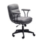 Black Nylon Base Contemporary Office Chair Swivel Computer Desk Chair Clearhalo 'Furniture' 'furniture_office_chair' 'Office Chairs' 'Office Furniture' 'office_chair' 1200x1200_50005855-26ac-4530-9919-0a69cf674d8a