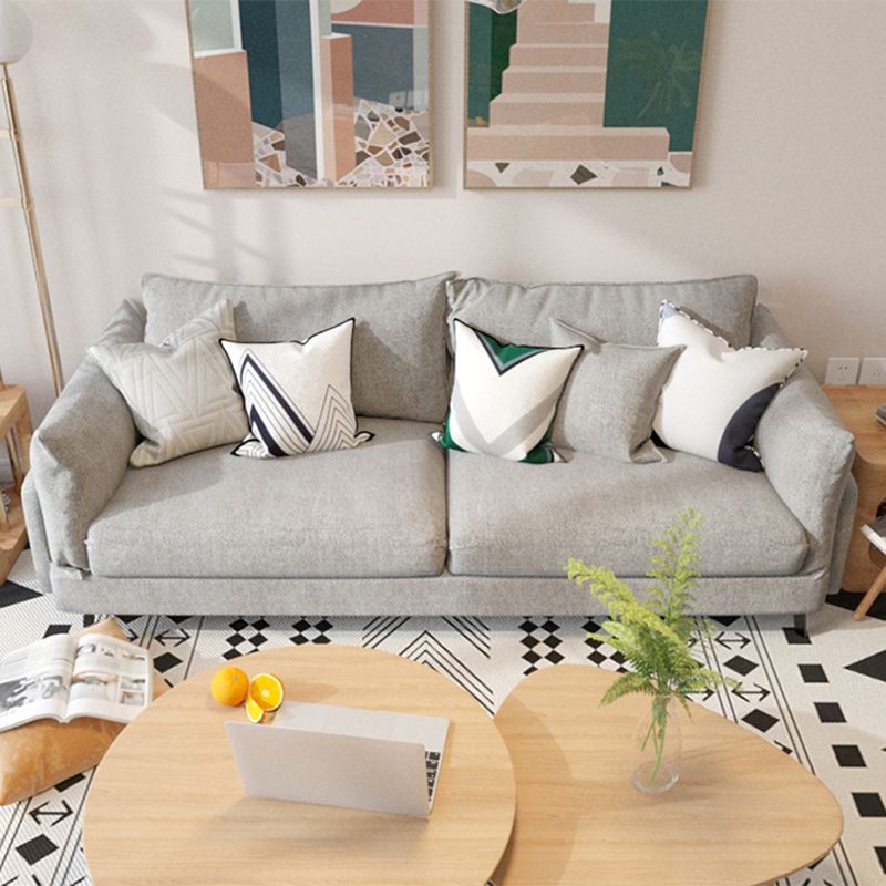 Cuscini contemporanei standard a braccio quadrato divano soggiorno