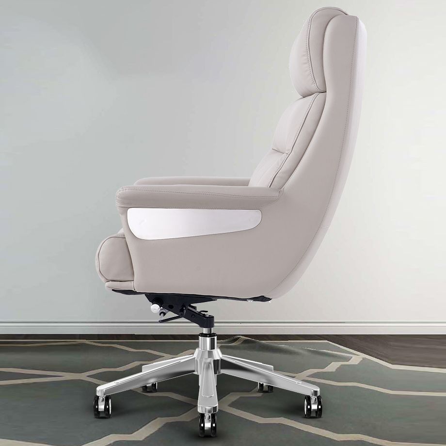 Executive Swivel stoel met stalen frame moderne computerstoel met wielen