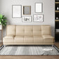 75"Modern Minimalist Armless Foldable Sleeper Leather Settee Clearhalo 'furn' 'furn_sofas' 'Furniture' 'furniture_sofas' 'kitchen' 'kitchen_sofas' 'Living Room Furniture' 'Sofa' 'sofas' 1200x1200_500478ca-82c8-4143-91fb-579fa90b2faf