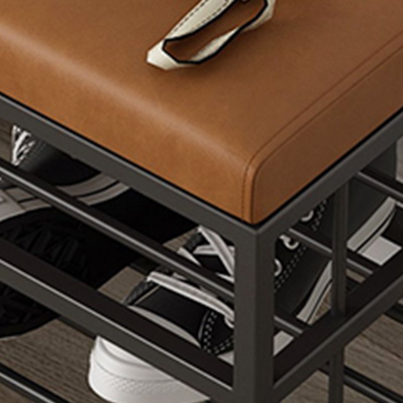 12.6"W Upholstered with Storage Bench Solid Color Bench with Legs Clearhalo 'Benches' 'Chairs & Seating' 'furn' 'furn_benches' 'Furniture' 'Living Room Furniture' 1200x1200_5005aa20-a44e-47d3-9923-e9a52478d72e