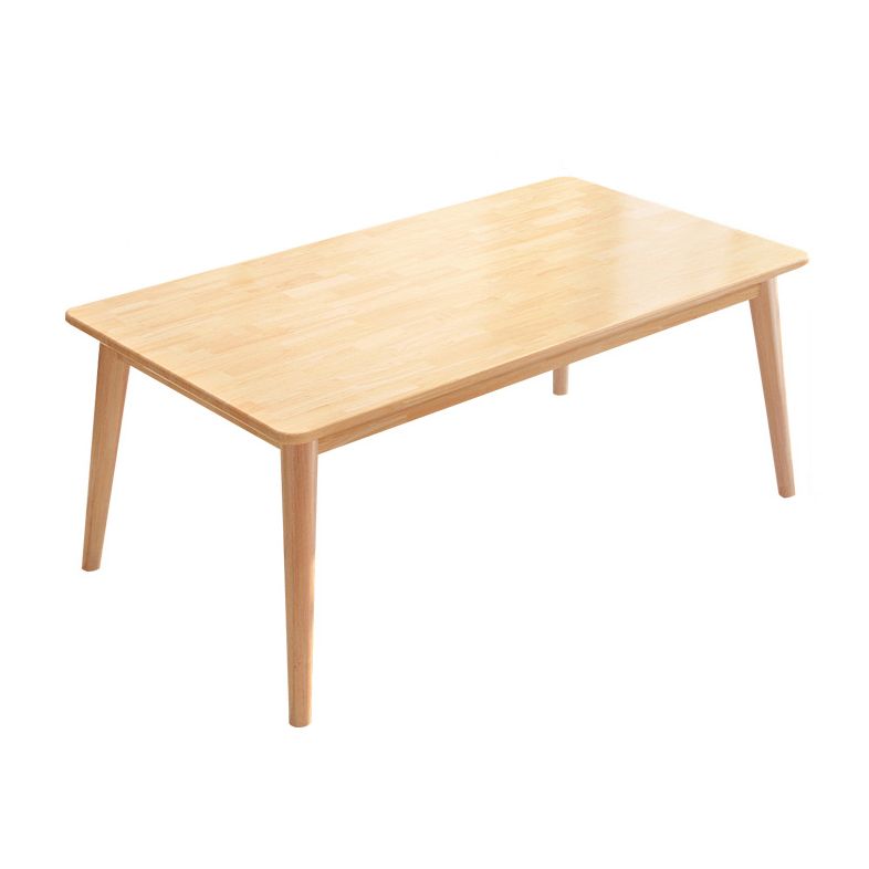 Modern Wood Dining Table Set of 5/7 with Rectangle Table Dining Set with Winsor Chairs Clearhalo 'Dining Room Sets' 'Dining Tables & Seating' 'dining_room_set' 'furn' 'furn_dining_room_set' 'Furniture' 'furniture_dining_room_set' 'Kitchen & Dining Furniture' 'kitchen&dining_furn' 'kitchen' 1200x1200_50062745-5476-4869-82e4-3ab1ef1c082e