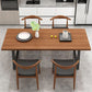 Metal Sled Base Dining Table Modern Solid Wood Top Dining Table in Brown and Black Clearhalo 'Dining Tables & Seating' 'Dining Tables' 'dining_table' 'furn' 'furn_dining_table' 'Furniture' 'furniture_dining_table' 'Kitchen & Dining Furniture' 'kitchen' 'kitchen_dining_table' 1200x1200_5007efec-f075-45ea-a97a-bd2152a96a9b