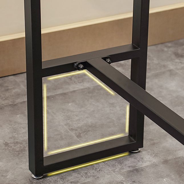 Modern Rectangle Wood Cocktail Bar Table Footrest Indoor Bar/Dinette Table Clearhalo 'Bar Furniture' 'Bar Tables' 'bar_tables' 'furn' 'furn_bar_tables' 'Furniture' 'furniture_bar_tables' 'Kitchen & Dining Furniture' 'kitchen&dining_furn' 'kitchen' 1200x1200_5009168a-8ad0-4f99-a396-b8f63a77d6cc