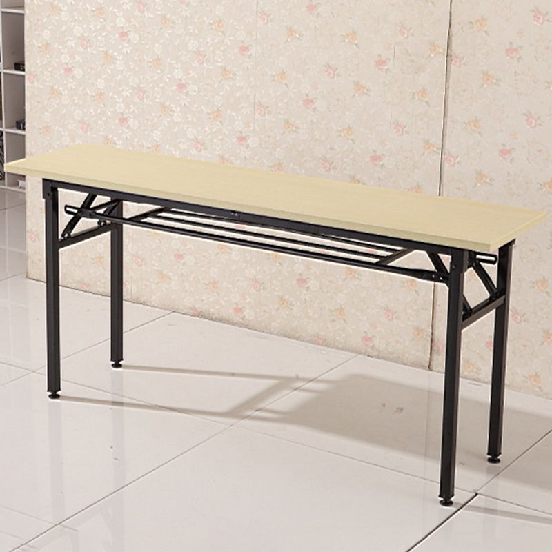 Bureau d'écriture en bois contemporain 30 "H Bureau pliant pour la maison et le bureau