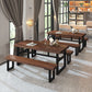 Modern 1/3/5 Pieces Dining Set Rectangle Wood Dining Table for Kitchen