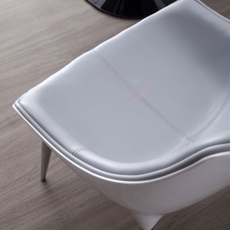 Modern Style Home Side Chair Solid Back Metal Upholstered Dining Room Chair (Set of 2) Clearhalo ' kitchen&dining_furn' 'Dining Chairs' 'Dining Tables & Seating' 'dining_chair' 'furn' 'furn_dining_chair' 'Furniture' 'furniture_dining_chair' 'Kitchen & Dining Furniture' 'kitchen' 1200x1200_500aba3b-9e55-479e-a2b6-bd45afbc035b