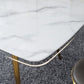 Designer Style Sintered Stone Top Dining Set Rectangle 1/4/5/7 Pieces Dinette Table Set