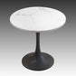 Simple Style Sintered Stone Dining Table Tulip Base Round Table for Home Clearhalo ' dining_table' 'Dining Tables & Seating' 'Dining Tables' 'furn' 'furn_dining_table' 'Furniture' 'furniture_dining_table' 'Kitchen & Dining Furniture' 'kitchen&dining_furn' 'kitchen' 'kitchen_dining_table' 1200x1200_500eaef2-fd42-4953-b318-6124f14d81f5