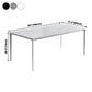 Industrial Rectangle White Dining Table Sintered Stone Standard Dining Table for Kitchen Clearhalo ' dining_table' 'Dining Tables & Seating' 'Dining Tables' 'Furniture' 'furniture_dining_table' 'Kitchen & Dining Furniture' 'kitchen&dining_furn' 'kitchen' 'kitchen_dining_table' 1200x1200_5011903c-30e3-482d-884d-e0bdc27251bc