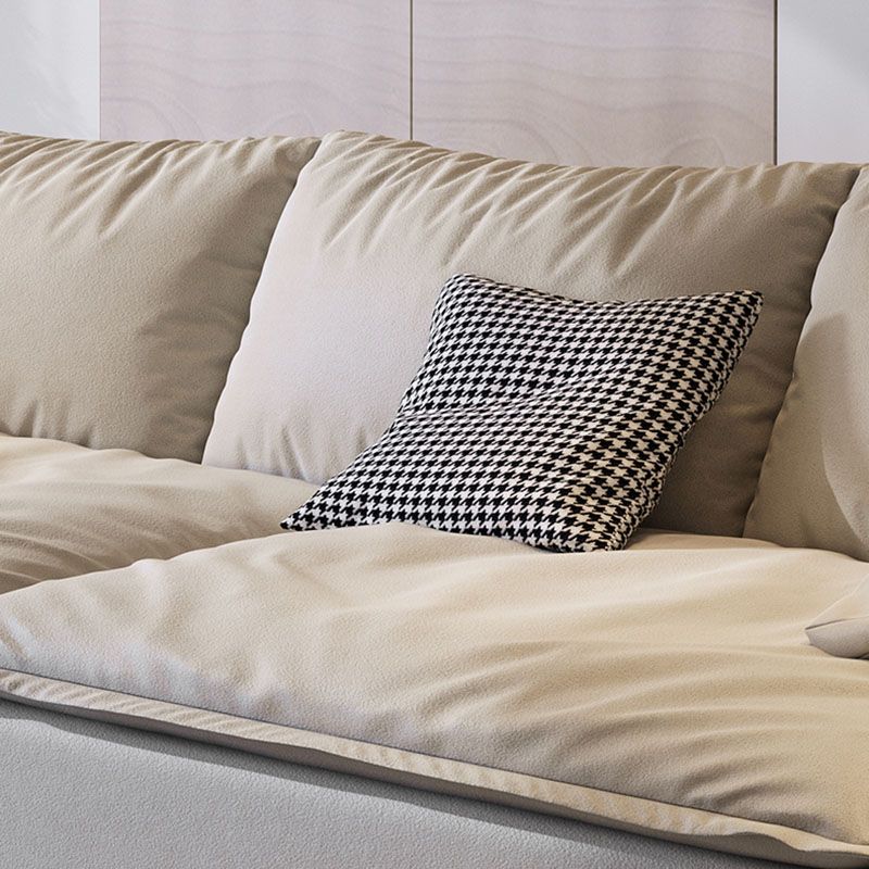 Stain Resistant Stationary Slipcovered Faux Leather Cushions Settee Clearhalo 'furn' 'furn_sofas' 'Furniture' 'Living Room Furniture' 'Sofa' 'sofas' 1200x1200_501384a2-551b-4d3d-ba33-9061c7617a32