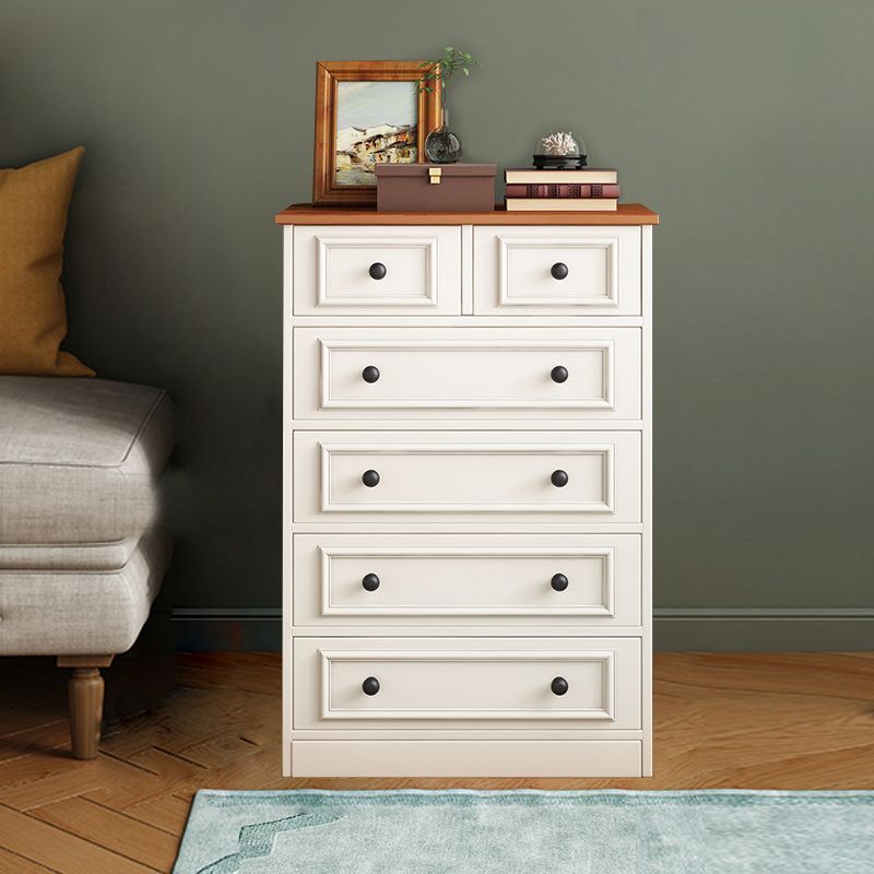 Contemporary Rectangle Chest/Cabinet with Drawers in Rubberwood Clearhalo 'Cabinets & Chests' 'cabinets_chests' 'furn' 'furn_cabinets_chests' 'Furniture' 'Living Room Furniture' 1200x1200_501659f8-44f8-4d64-8f19-e744f8276664