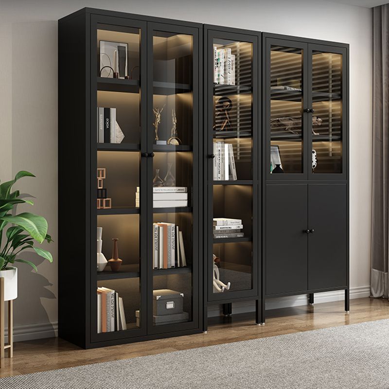 Scandinavian Style Bookcase with Door Shelf Bookcase for Study Room and Office Clearhalo 'Bookcases' 'furn' 'furn_bookcases' 'Furniture' 'furniture_bookcases' 'Office Furniture' 1200x1200_5019bf2a-6821-499b-9c10-61b630c17cae