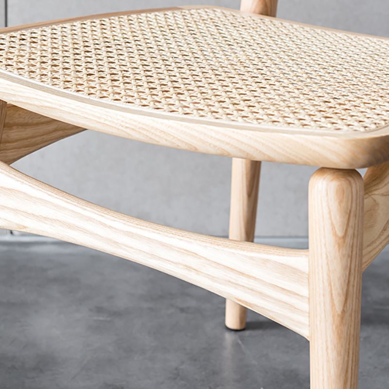 Traditional Wood Dining Armless Chair Wicker Dining Chair for Restaurant Use Clearhalo ' kitchen&dining_furn' 'Dining Chairs' 'Dining Tables & Seating' 'dining_chair' 'furn' 'furn_dining_chair' 'Furniture' 'furniture_dining_chair' 'Kitchen & Dining Furniture' 'kitchen' 1200x1200_502163c5-39f5-4622-8212-3f502ae1917f