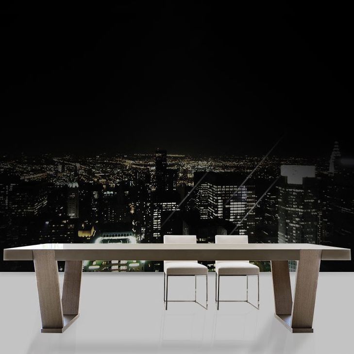 Solid Wood Contemporary Rectangle Table Wood Top Table with Sled Base Clearhalo ' dining_table' 'Dining Tables & Seating' 'Dining Tables' 'furn' 'furn_dining_table' 'Furniture' 'furniture_dining_table' 'Kitchen & Dining Furniture' 'kitchen&dining_furn' 'kitchen' 'kitchen_dining_table' 1200x1200_50224629-0509-4a2a-b029-678eb0ab1c16