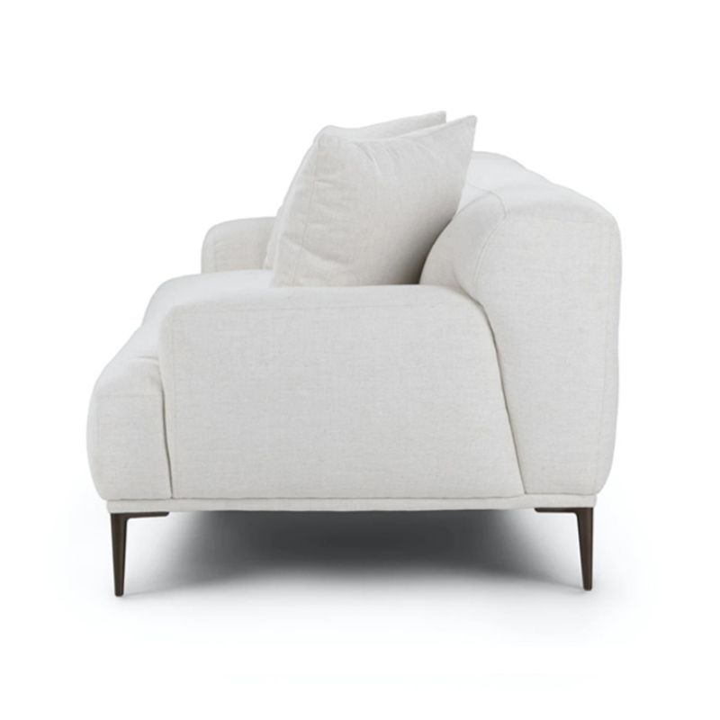 Contemporary Cushions Standard Recessed Arm Sofa  for Living Room