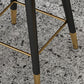 Glam Backrest Bar Stool Leather Counter Stool with Metal Legs Clearhalo 'Bar Furniture' 'Bar Stools' 'bar_stools' 'furn' 'furn_bar_stools' 'Furniture' 'Kitchen & Dining Furniture' 1200x1200_5024582d-5bf0-49d9-a862-b9ed7cdb952b