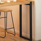 Solid Wood Bar Dining Table Industrial Bar Table with Sled Base Clearhalo 'Bar Furniture' 'Bar Tables' 'bar_tables' 'Furniture' 'furniture_bar_tables' 'Kitchen & Dining Furniture' 1200x1200_50266218-8baa-4cff-93ec-69c16ba0a028
