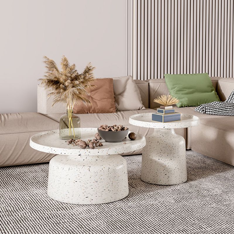 Pedestal Coffee Table Contemporary Tray Top Coffee Cocktail Table Clearhalo 'Coffee & Accent Tables' 'Coffee Tables' 'coffee_tables' 'furn' 'furn_coffee_tables' 'Furniture' 'Living Room Furniture' 1200x1200_50273f33-c934-4836-9347-789140d2ee5b