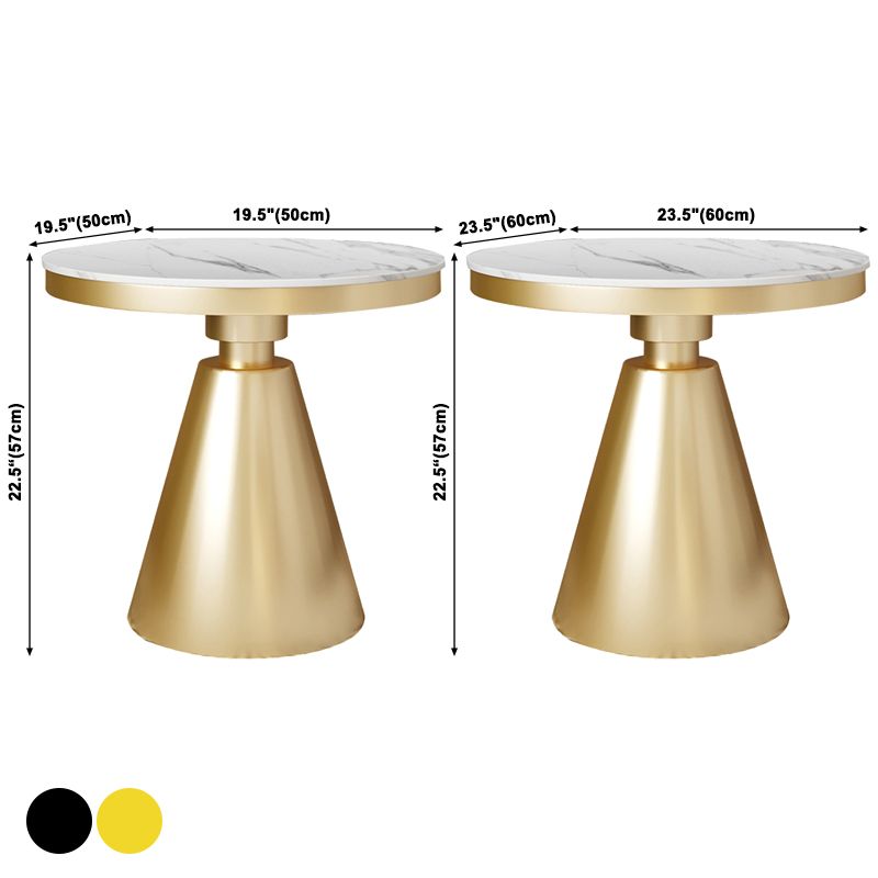 Contemporary Style Round Pedestal Dining Table Stone Furniture for Dining Room Clearhalo ' dining_table' 'Dining Tables & Seating' 'Dining Tables' 'furn' 'furn_dining_table' 'Furniture' 'furniture_dining_table' 'Kitchen & Dining Furniture' 'kitchen&dining_furn' 'kitchen' 'kitchen_dining_table' 1200x1200_502bc56a-830d-4ecc-9dc4-2e7d2941383e