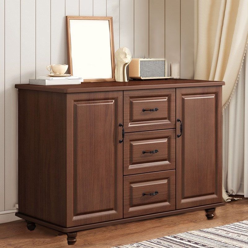 Commode de coffre de rangement en bois manufacturé de coffre de rangement moderne de largeur de 15,6 pouces