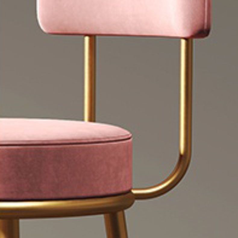 Glam Living Room Conter Sedia in metallo sgabelli da bar con poggiapiedi