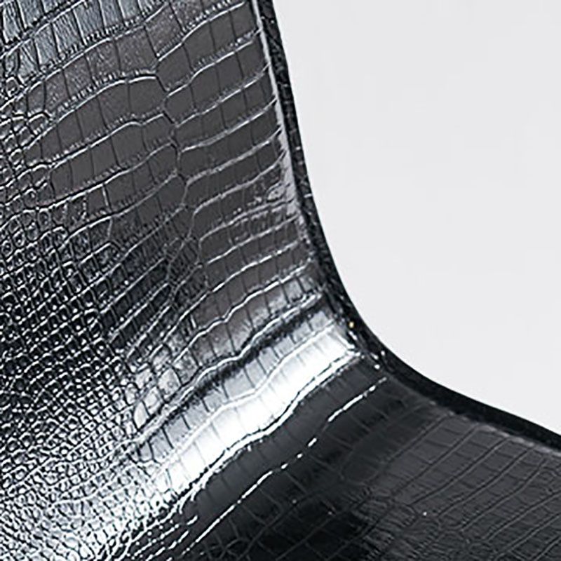 Contemporary Faux Leather Dining Chairs Upholstered Side Armless Chairs Clearhalo ' kitchen&dining_furn' 'Dining Chairs' 'Dining Tables & Seating' 'dining_chair' 'furn' 'furn_dining_chair' 'Furniture' 'furniture_dining_chair' 'Kitchen & Dining Furniture' 'kitchen' 1200x1200_502fa560-2790-40b8-bdda-fe784285535a