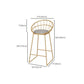 Glam Style Stone 1/2/3 Pieces Bar Table Set Rectangle Bar Table with Metal Legs for Home