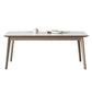 Modern Style Dining Table Sintered Stone 4 Legs Table for Home