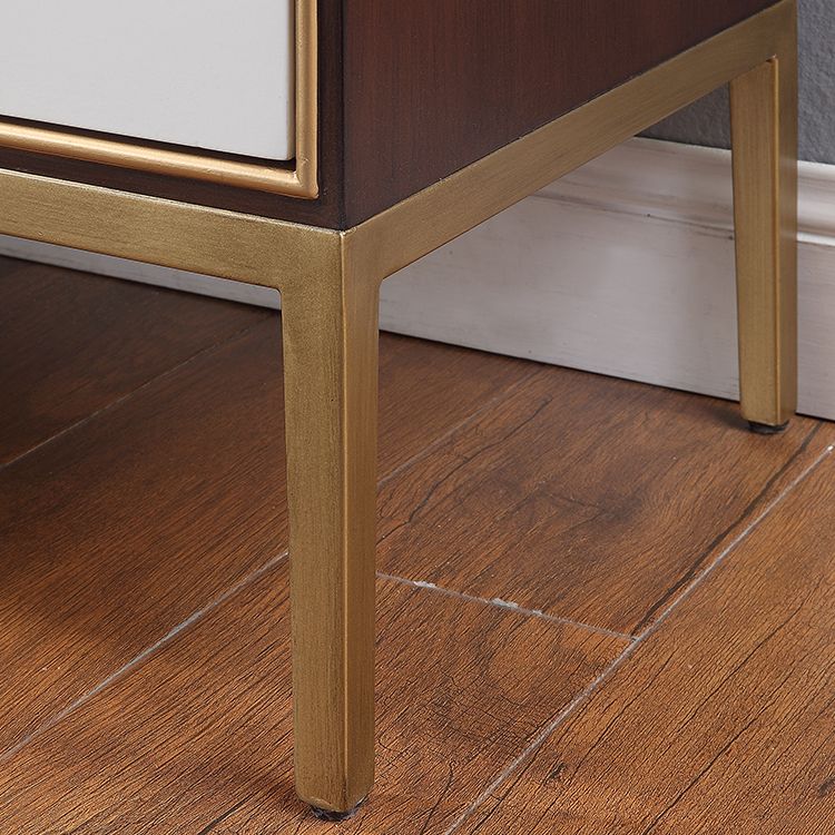 Birch Wood Dining Room Sideboard Cabinet Glam Server Cabinet with Storage Clearhalo 'buffet_sideboard' 'Buffets & Sideboards' 'furn' 'furn_buffet_sideboard' 'Furniture' 'Kitchen & Dining Furniture' 1200x1200_50324143-086a-4ab6-abcd-520c1eb3ee14