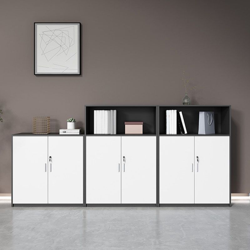 Lateral File Cabinet Wood Color Block Locking File Cabinet with Drawers Clearhalo 'Filing Cabinets' 'filling_cabinets' 'furn' 'furn_filling_cabinets' 'Furniture' 'Office Furniture' 1200x1200_50392976-a34d-4905-81a0-11a7b71ddb2a