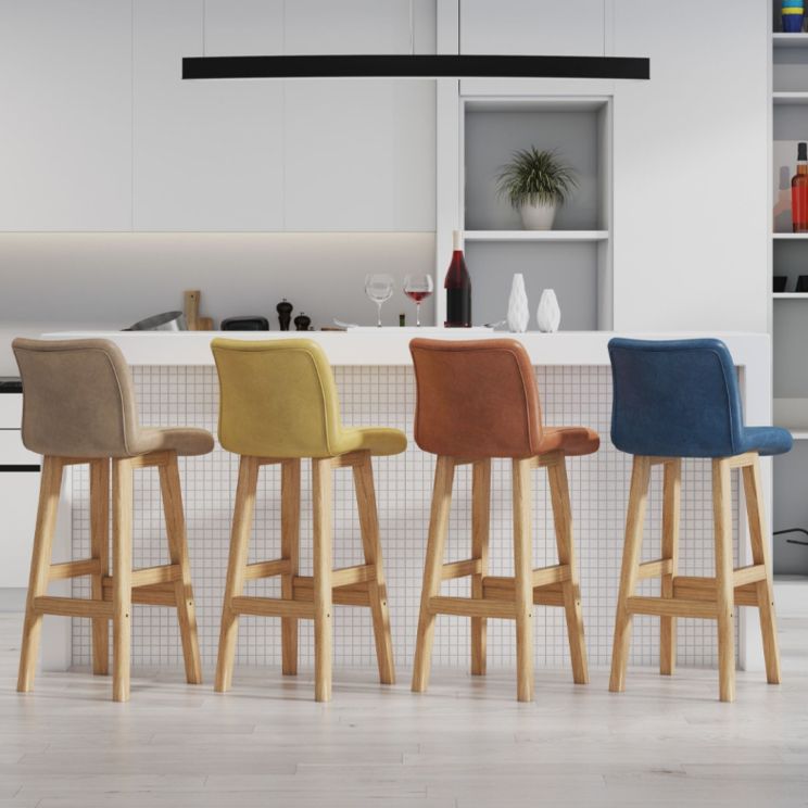 Scandinave Solid Wood Bar Taboule Back Rack Rack Counter Counter pour restaurant