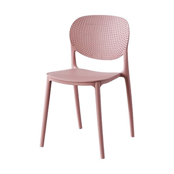 Contemporary Style Open Back Plastic Home Use Dining Side Chair Clearhalo 'Dining Chairs' 'Dining Tables & Seating' 'dining_chair' 'furn' 'furn_dining_chair' 'Furniture' 'Kitchen & Dining Furniture' 1200x1200_503c42b1-6a23-48ea-8f3c-237e14fe488f