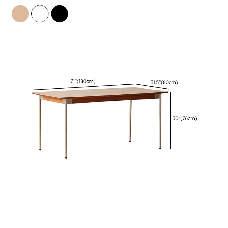 Modern Rectangle Dining Table with Stainless Steel Leg for Living Room Clearhalo 'Dining Tables & Seating' 'Dining Tables' 'dining_table' 'furn' 'furn_dining_table' 'Furniture' 'Kitchen & Dining Furniture' 1200x1200_503da97b-ed63-4638-8566-80dcd76e3df1