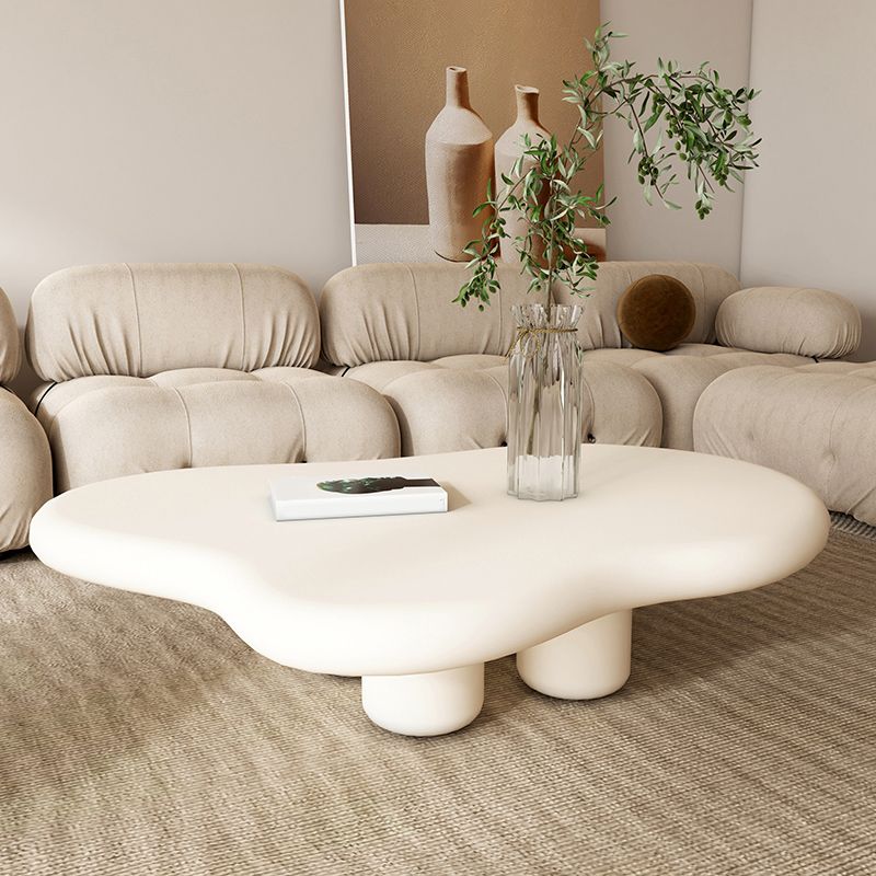 Scandinavian 4 Legs Coffee Table Geometric MDF Cocktail Table Clearhalo 'Coffee & Accent Tables' 'Coffee Tables' 'coffee_tables' 'furn' 'furn_coffee_tables' 'Furniture' 'Living Room Furniture' 1200x1200_503ecd51-cdf0-4836-b79d-91902dcc1946