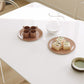 Simplicity Dinette Tafel Rechthoekige stenen eettafel in wit