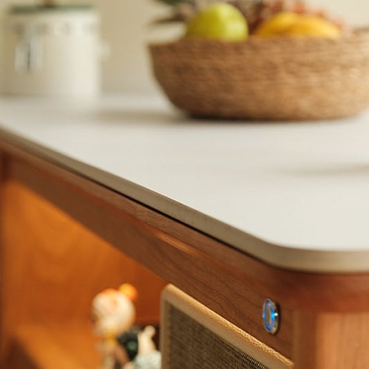 Tavolo da bar in stile moderno rettangolo di stoccaggio tavolo da bar in legno per soggiorno