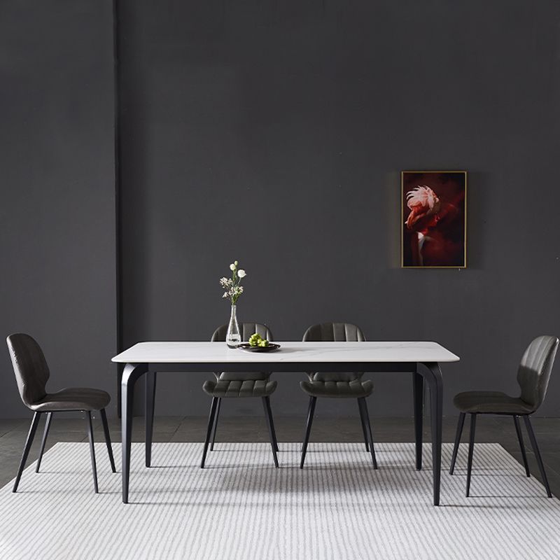 Contemporary 1/4/5/7 Pieces Dining Set Sintered Stone Dining Table Set Clearhalo 'Dining Room Sets' 'Dining Tables & Seating' 'dining_room_set' 'furn' 'furn_dining_room_set' 'Furniture' 'furniture_dining_room_set' 'Kitchen & Dining Furniture' 'kitchen&dining_furn' 'kitchen' 1200x1200_50406f30-dfcd-45ae-b647-64703bf2fd5e