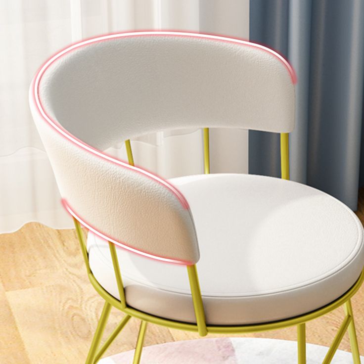 Scandinavian Upholstered Side Chairs Armless Open Back Chairs Clearhalo 'Dining Chairs' 'Dining Tables & Seating' 'dining_chair' 'furn' 'furn_dining_chair' 'Furniture' 'furniture_dining_chair' 'Kitchen & Dining Furniture' 1200x1200_5042340f-22a7-4515-b3f9-c911601090f9