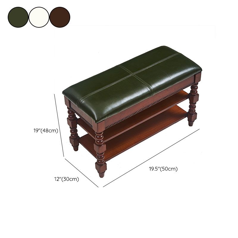 13.65 Inch W Traditional Bench Solid Wood Entryway Bench with Upholstered Clearhalo 'Benches' 'Chairs & Seating' 'furn' 'furn_benches' 'Furniture' 'Living Room Furniture' 1200x1200_50426022-2e32-483f-b3a2-0da320a95ffd