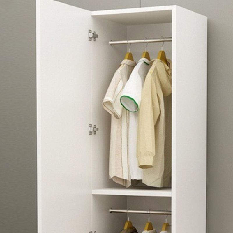 Guardaroba bianco contemporaneo armadio del guardaroba incernierato