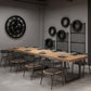 Industrial Pine Solid Wood Dining Table Brown Rectangle Table with Sled Base for Dinning Room Clearhalo ' dining_table' 'Dining Tables & Seating' 'Dining Tables' 'furn' 'furn_dining_table' 'Furniture' 'furniture_dining_table' 'Kitchen & Dining Furniture' 'kitchen&dining_furn' 'kitchen' 'kitchen_dining_table' 1200x1200_50451c55-9845-4513-8f36-6d994942441b