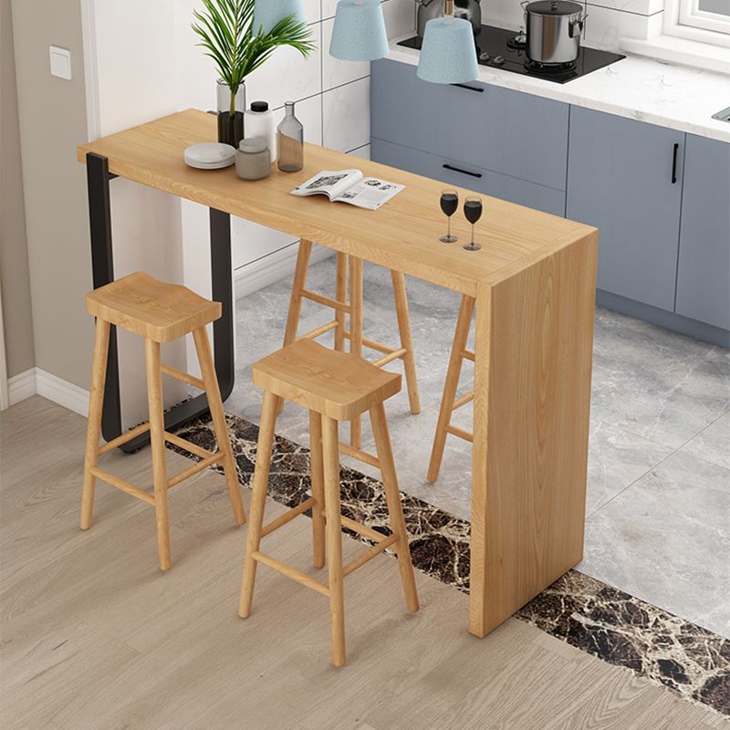 Modern Design Saddle Wooden Stools for Home Armless Stools with Wood Seat Clearhalo 'Bar Furniture' 'Bar Stools' 'bar_stools' 'furn' 'furn_bar_stools' 'Furniture' 'Kitchen & Dining Furniture' 1200x1200_50475384-0bca-44d7-8ce7-5dd7a4d6a47d