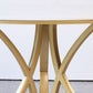 Table à manger de luxe traditionnelle Table ronde en marbre artificiel pour la maison