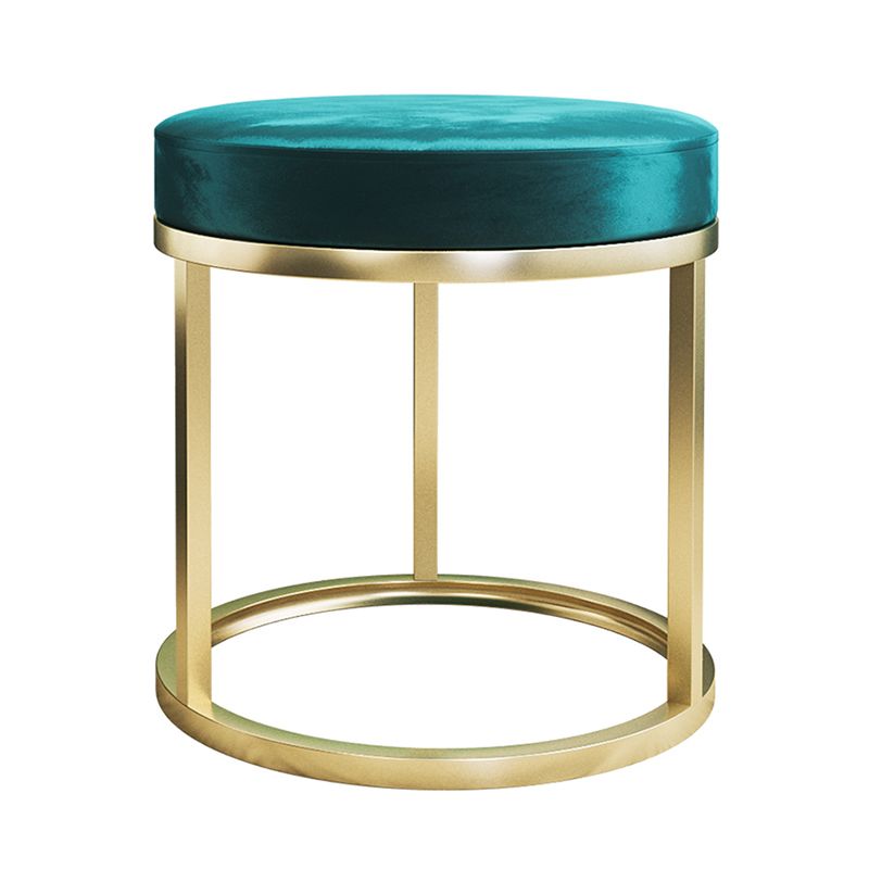 Solid Color Flannel Standard Stool Modern Simple Round Footstool Clearhalo 'furn' 'furn_ottomans_poufs' 'Furniture' 'Living Room Furniture' 'Ottomans & Poufs' 'ottomans_poufs' 1200x1200_50496b2f-d3af-4932-aba8-6234a082bc96