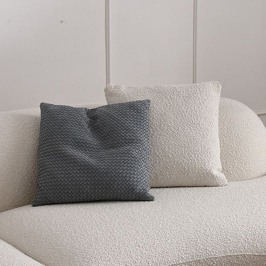 Tessuto scandinavo sezionale curvo sezionale 27,55 "divano sezionale alta