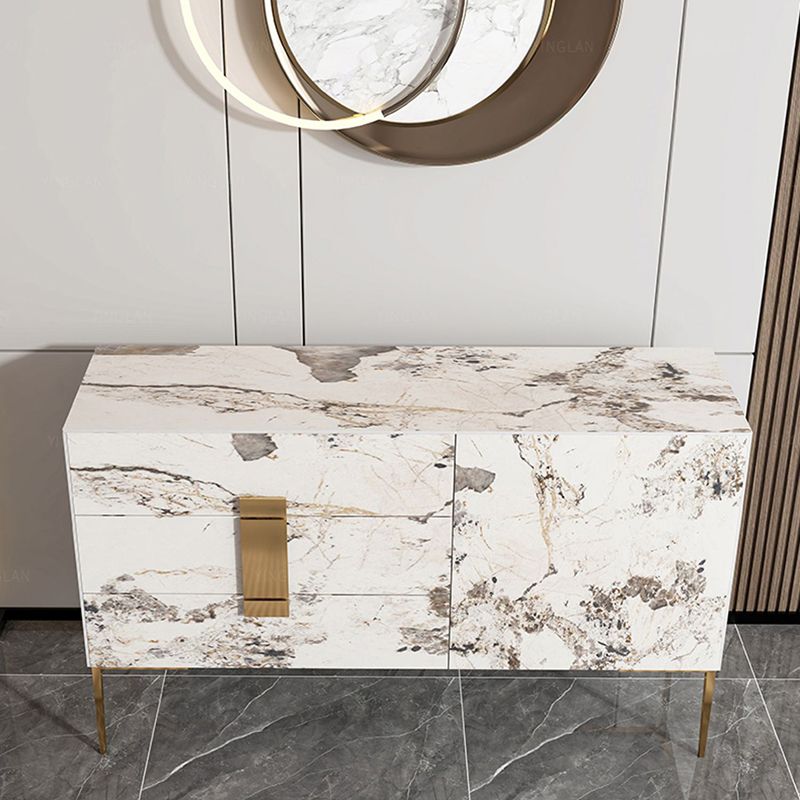 Tavolo da tavolo a buffet glam tavolo di gioia con cassetti per cucina