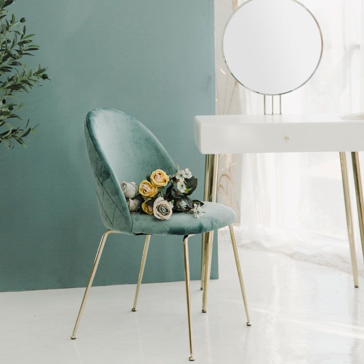 Nordic Style Metal Dining Chairs Dining Side Armless Chair for Kitchen Clearhalo ' kitchen&dining_furn' 'Dining Chairs' 'Dining Tables & Seating' 'dining_chair' 'furn' 'furn_dining_chair' 'Furniture' 'furniture_dining_chair' 'Kitchen & Dining Furniture' 'kitchen' 1200x1200_504e3966-4085-460c-a4cf-e38dca85c6a8