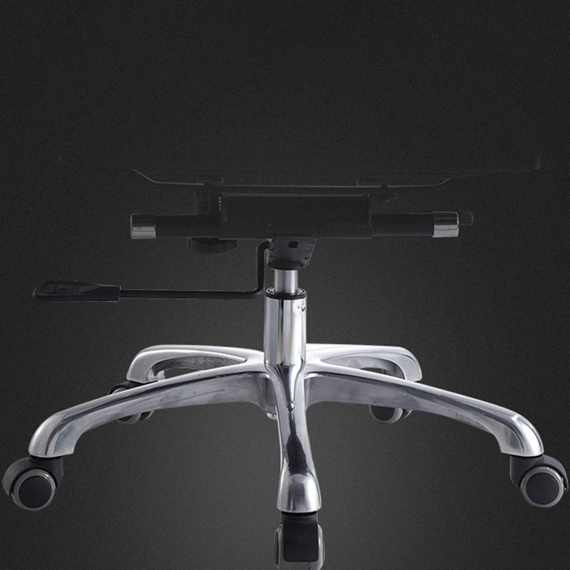 Modern Office Chair Fixed Arms Leather No Distressing Desk Chair with Wheels Clearhalo 'furn' 'furn_office_chair' 'Furniture' 'Office Chairs' 'Office Furniture' 'office_chair' 1200x1200_504ed02d-4886-4bb7-aca7-3b871aa7c32f